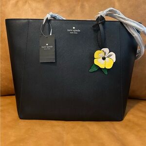 NWT Kate Spade Black Tote Bag